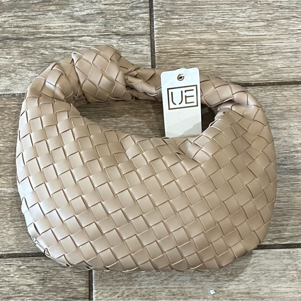 Urban Expressions Tan Woven Hobo Bag